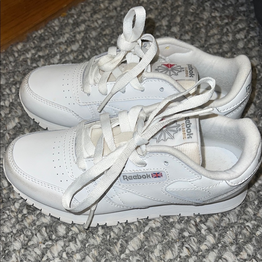Reebok Kids Classic White Sneakers